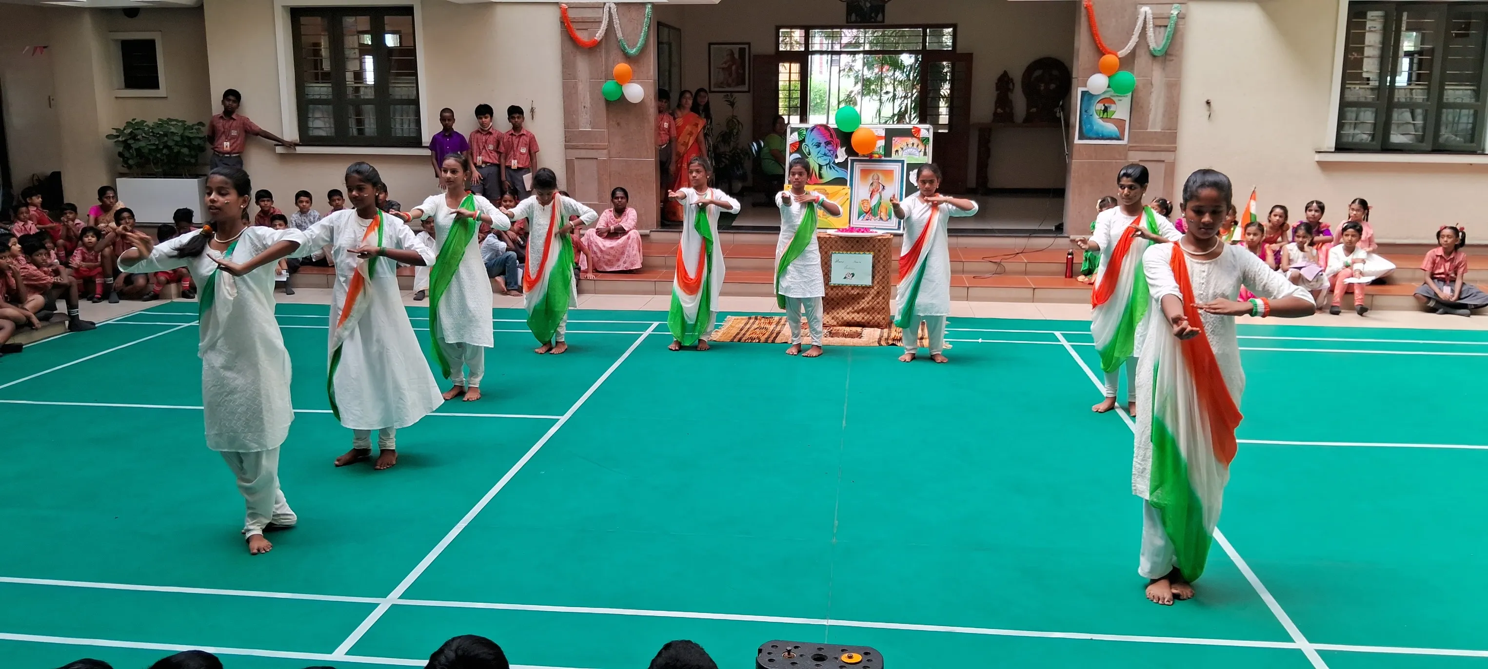 In tricolour attire, dance to the patriotic tunes in praise of our country