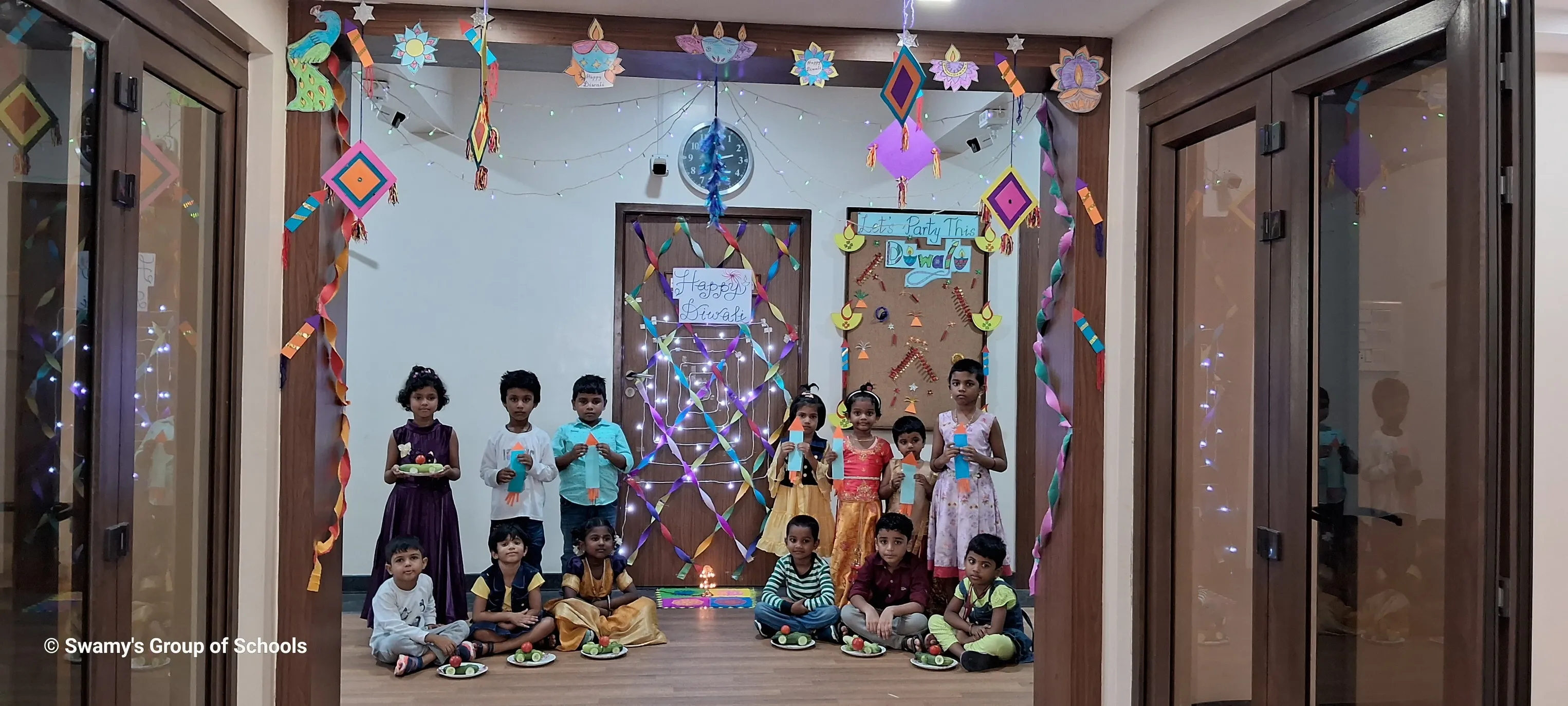 Diwali Celebrations at Swamy's School! ✨🪔