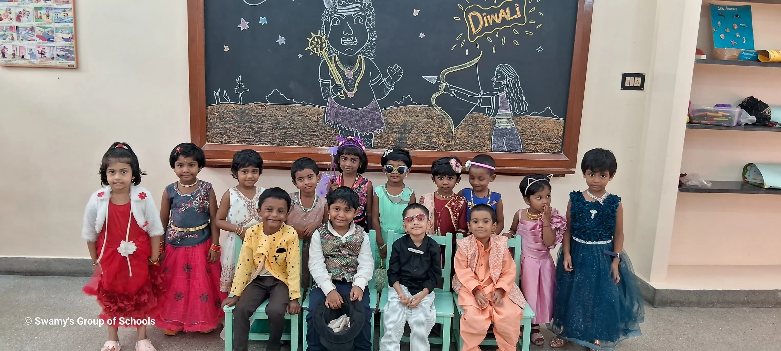 Diwali Celebrations at Swamy's School! ✨🪔