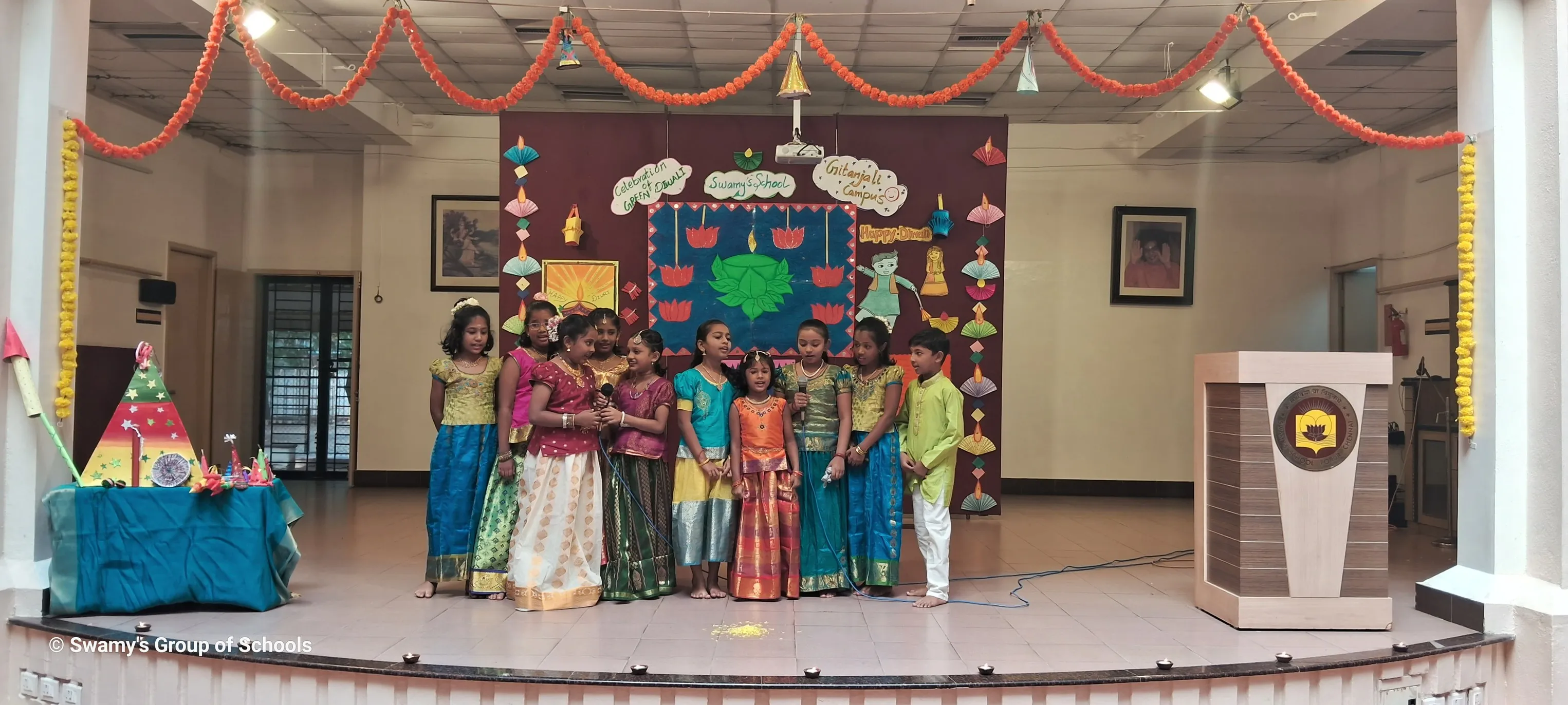 Diwali Celebrations at Swamy's School! ✨🪔